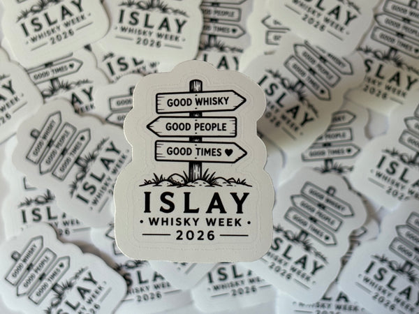 Islay whisky week 2026 sticker