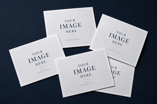 6 by 4 inch photo prints on semi-gloss photo paper