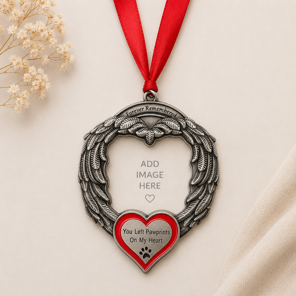 Pawprints Memorial Hanging Ornament