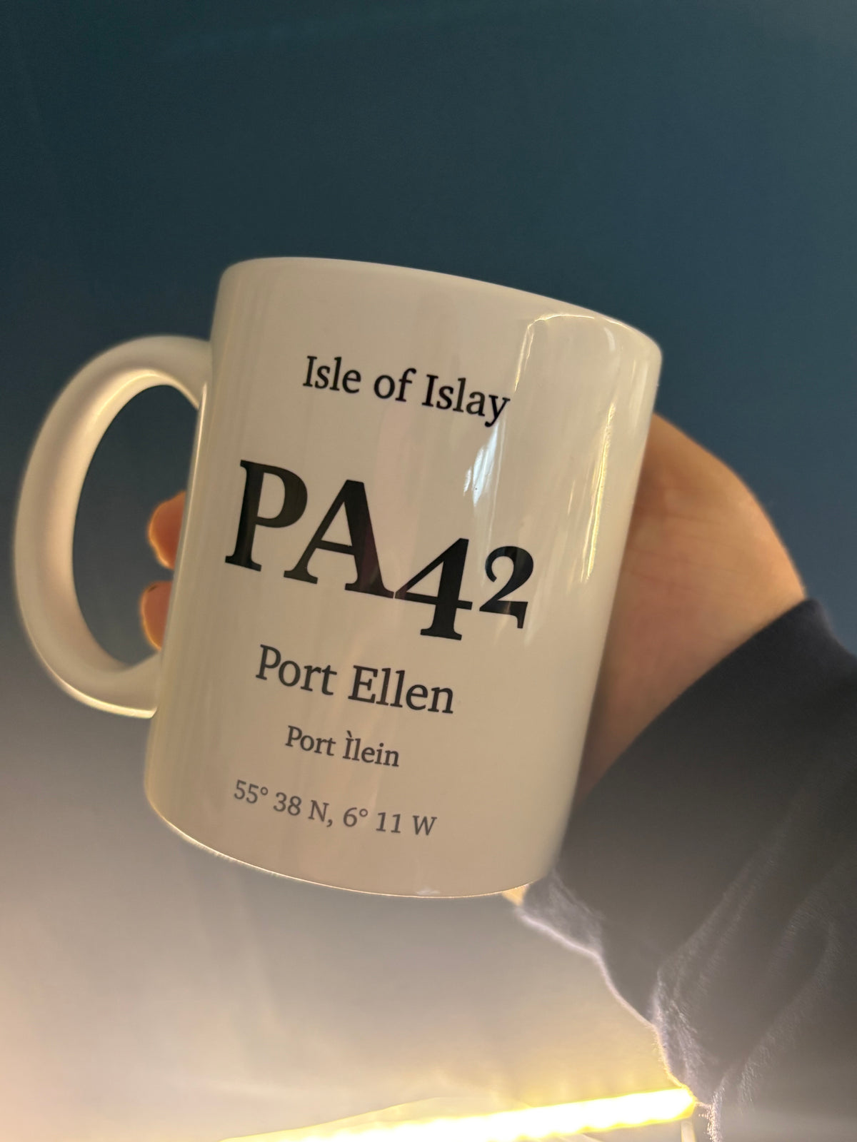 Islay Postcode Mug & Coaster Set