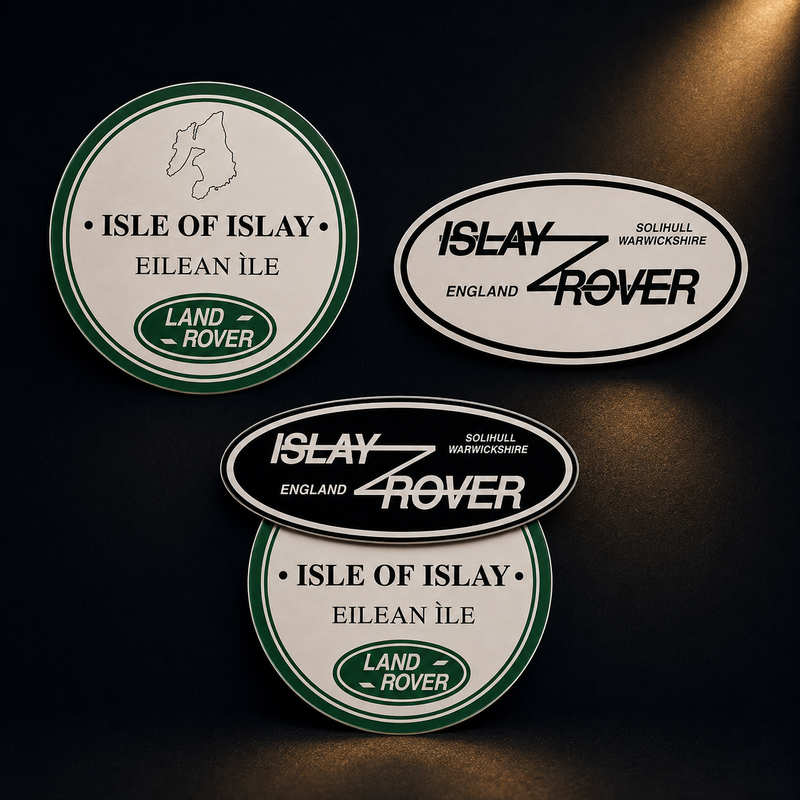 Islay Rovers Land Rover Vinyl Stickers