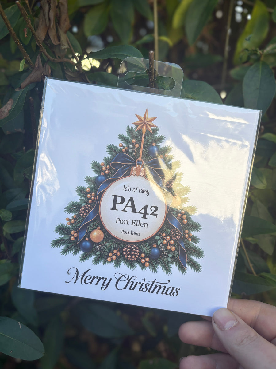 Islay Postcode Christmas Cards – 6×6"