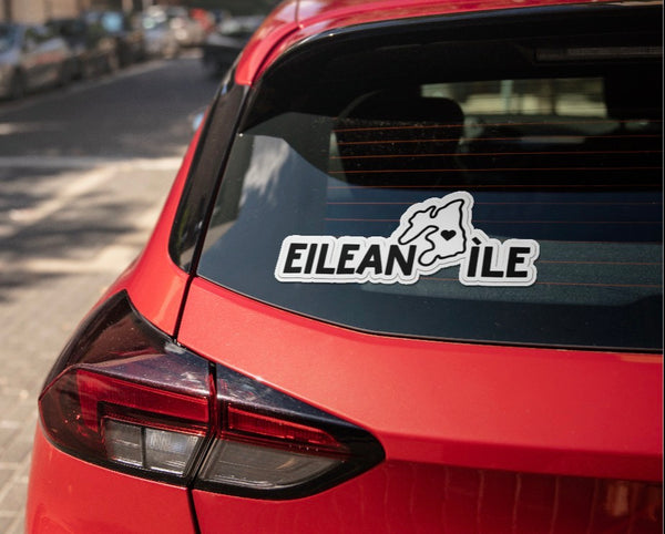 Eilean Ìle Car Decal – Gaelic Edition (15cm)