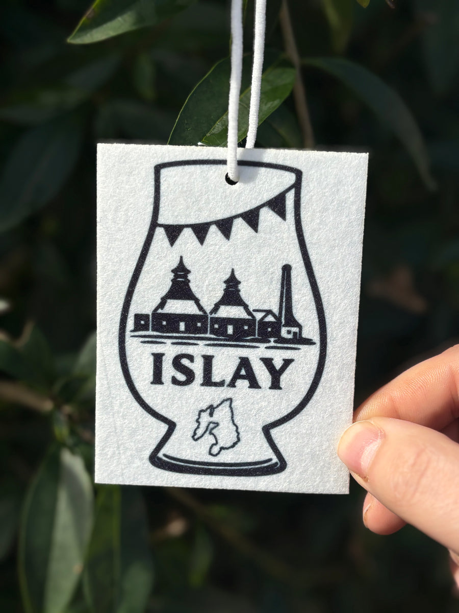 Islay Glass design car air freshener