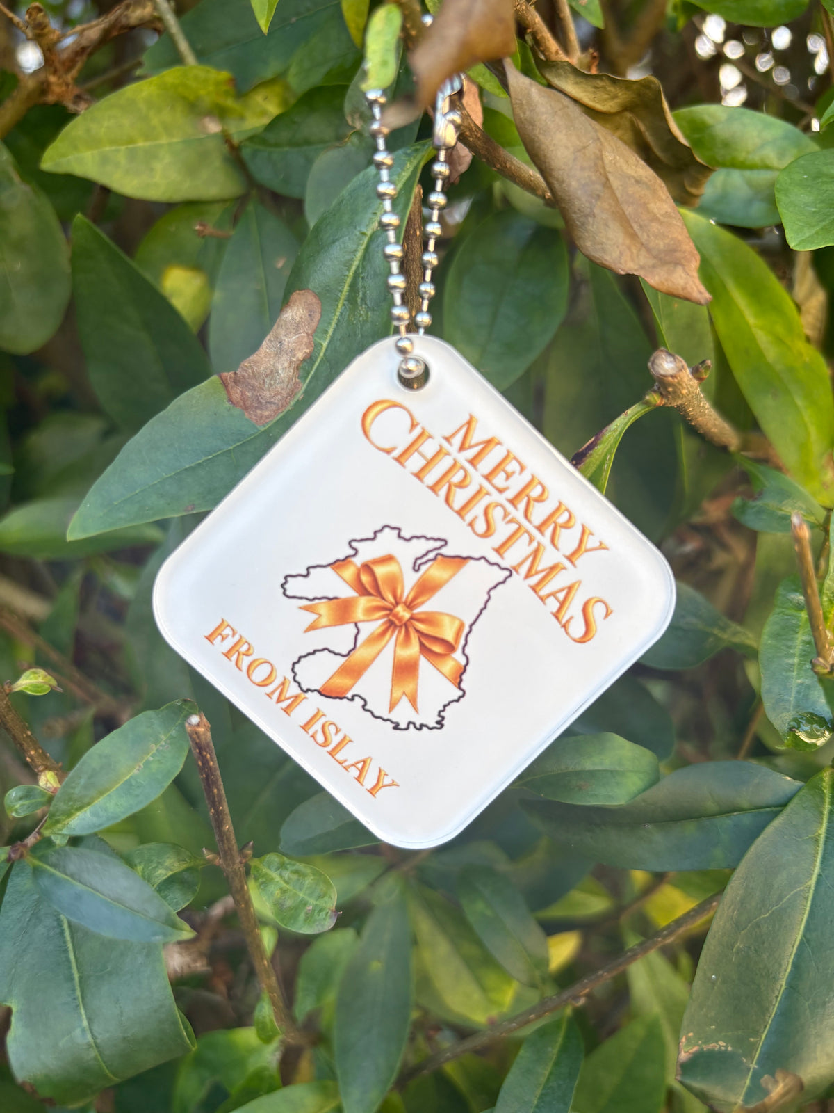 Merry Christmas from Islay Acrylic Keyring – Limited to 6
