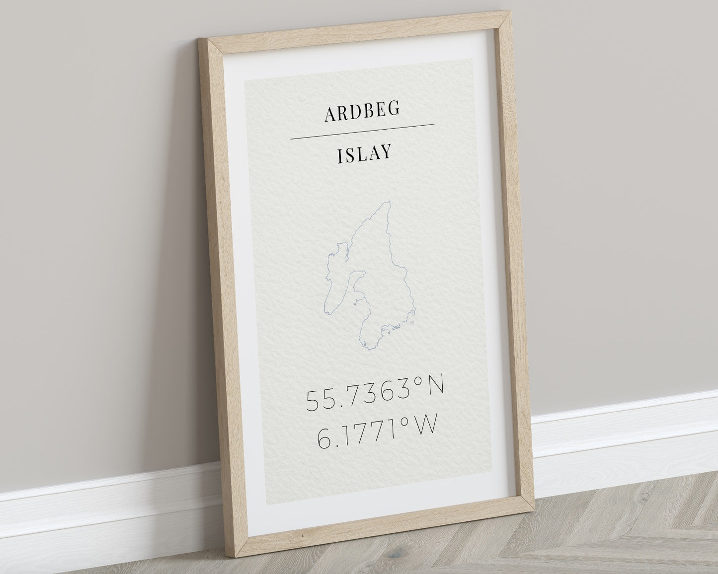 Islay Coordinates Print – Your Place, Your Memories