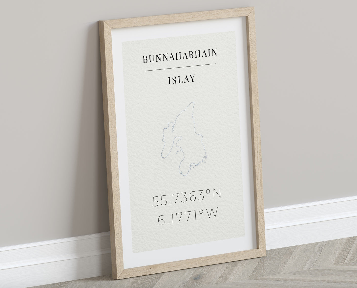 Islay Coordinates Print – Your Place, Your Memories