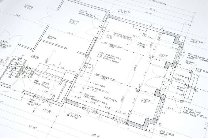 Architectural plan and drawing printing in A2 and A1